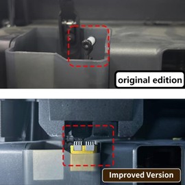 3D Printer Silicone Nozzle Brush with 1 Gold Aluminum Fixing Block for Bambu Lab P1P/P1S/X1/X1C/X1E, 4 Pack Upgraded Hotend Nozzle Brush Replacement, Filament Wiper Cleaning Accessories