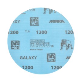 Mirka GalaxySandpaper 5 inch (125mm) - Grit 2000, 50 Discs/Pack - Hook & Loop - Premium Abrasive for Epoxy Resin, Wood, Metal - Non-Clogging, Self-Sharpening Technology - Ideal for Power Sanders