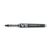 Pilot V5 Refillable Liquid Ink (Pack of 12 Black Begreen, Fine Point)