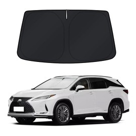 Car Sun Shade for 2016-2022 Lexus RX Accessories Windshield Sunshade Cover Front Window Shade Custom Fit RX Sun Visor Protector Foldable Blocks UV Rays
