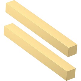 2PCS Chinese Calligraphy Paper Weights - Solid Copper Writing Paperweight for Sumi Painting, Drawing Calligraphy Practice, Smooth Surface Paper Holder for Rice Paper Silk Scrolls