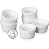 1.5 oz Mini Ramekins Set of 6, Vidalenta Tiny Dipping