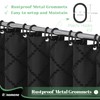 Dynamene Extra Long Shower Curtains, 96 Inch Long Boho Chenille
