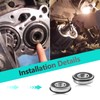 2PCS Transmission Input Shaft Bearing Set Compatible with Patriot (MK74)