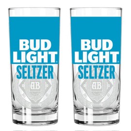 Bud Light Seltzer Glasses - Set of 2
