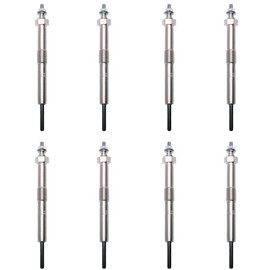 Wellman Glow Plugs Fast Start Glowplugs Set of 8 compatible with 06-11 GMC & Chevy 3500 & 2500 6.6L DURAMAX LLY & LBZ