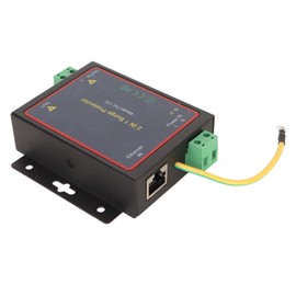 Surge Protector 2 in 1 Network Surge Protector POE Power Supply Surge Arrester for Home