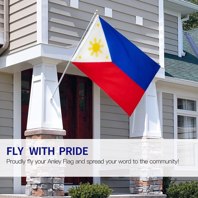 AIMALL Large Philippines Filipino Flag Heavy Duty Outdoor 90 X