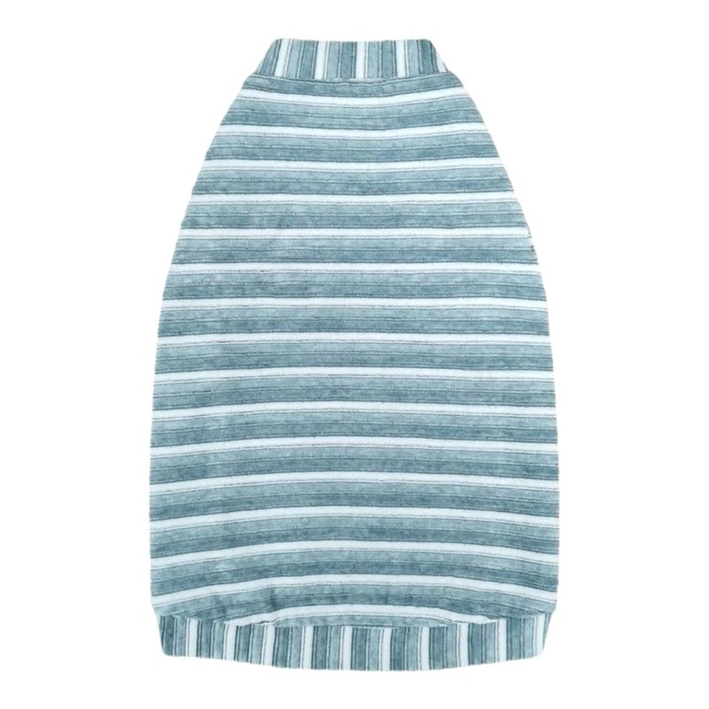 Kotomoda Cat's T-Shirt Cord Mint Stripe Sphynx and Naked Cats