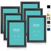 LaVie Home 4x6 Picture Frames (6 Pack, Black) Simple Designed