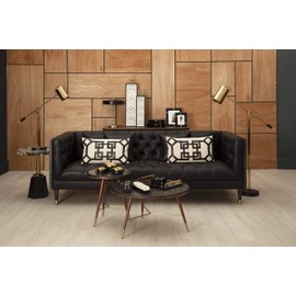 Premier Housewares 305224 Rotating Ashtray, Matte Black/Gold, Medium