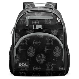 Simple Modern 12L Fletcher Kids' Backpack for Boys and Girls for School, Travel:_Star Wars Vehicle Schematics_12L