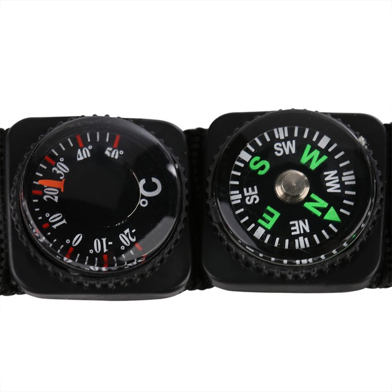2PCS Mini Compass, 2 in 1 Mini Compass with Split