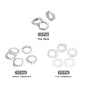 sourcing map 3.9" Lamp Pipe Kit with Lock Nuts Washers