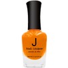 J Nail Polish #009 Neon Orange Red (Pack of 2)
