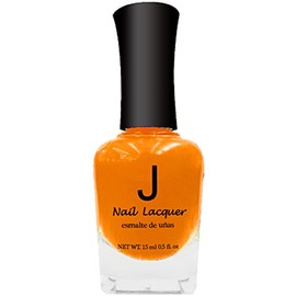 J Nail Polish #009 Neon Orange Red (Pack of 2)