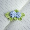 1 Pc Handmade Large 3D Ceramic Double Bloom Blue Hydrangea