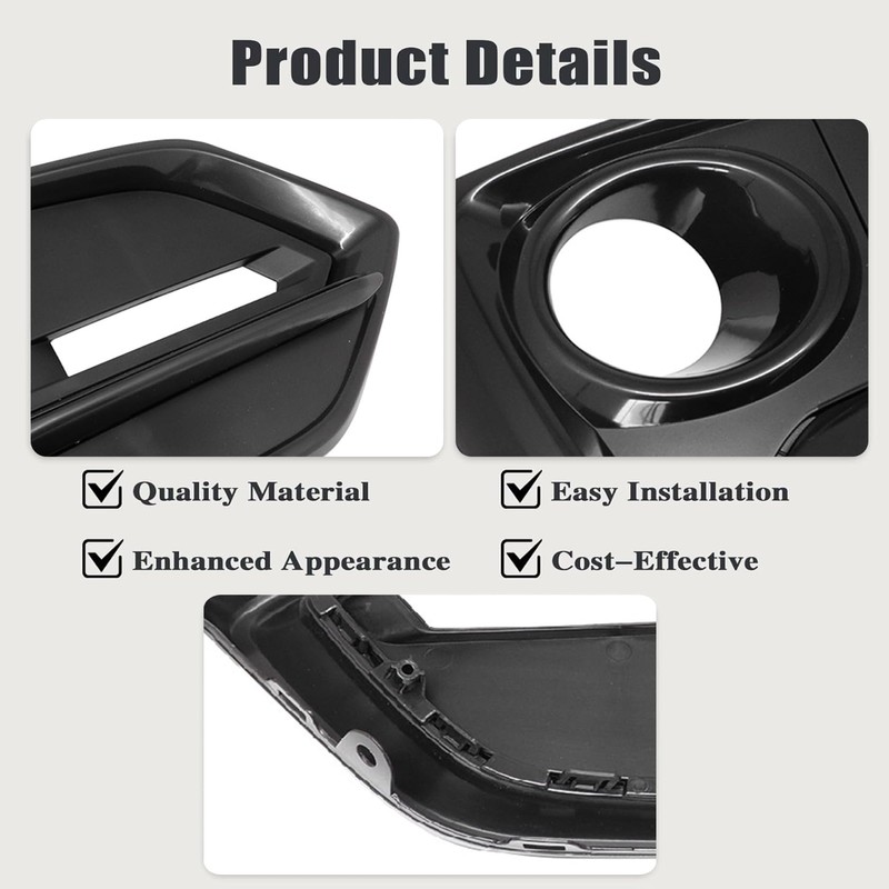 FZJDSD 1Pc Fog Light Cover Set Compatible with Honda Civic