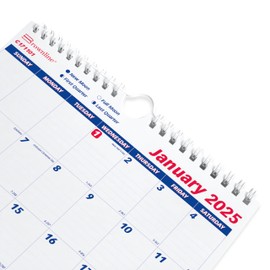 Brownline® 2025 Monthly Wall Calendar, 12 Months, January to December, Twin-Wire Binding, 8" x 11" (C171101-25)