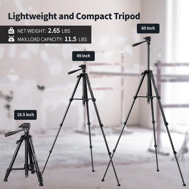 Firecore 360° Laser Level with Tripod, 100Ft Self Leveling Laser