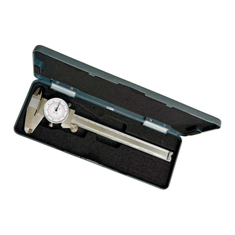iGAGING 6-Inch 150 mm Dial Caliper, Dual Reading Scale, Metric