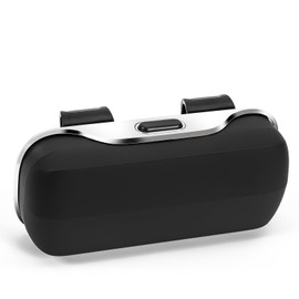 Vinuwu Brillenhalter für Auto Visier,Universal Sonnenbrillenhalter Auto,Brillenhalterung Auto Organizer,Brillenetui Auto (Schwarz)