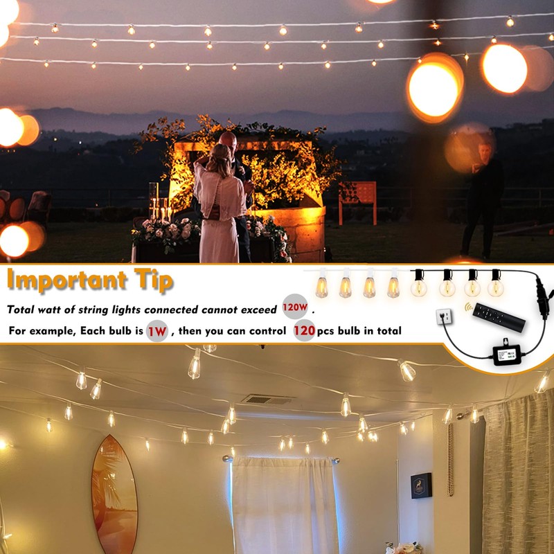 Meidaoduo 120W(Max) Remote Dimmer Timer Function Plug in for All