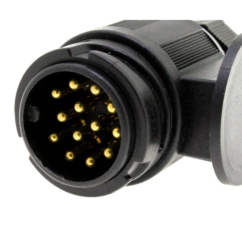 Micro Trader 13 Pin Euro Vehicle Towing Plug Plastic for