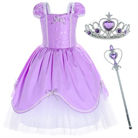 Princess Costume Birthday Party Dress for Toddler Girls 3T 4T
