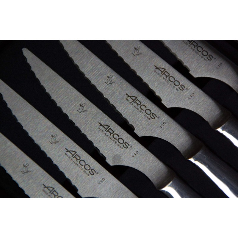 Arcos 6-Piece Forged Steak Knife Set, 4-Inch