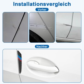 VDARK Car Door Protector Vehicle Accessories Carbon Edge Protection Scratch Bumper Trim Sticker Decals Anti-Collision Edge Protection for Car Doors, Universal Scratch Resistant Trim, Carbon Fibre