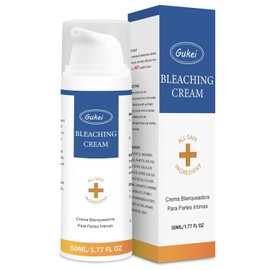 Crema blanqueadora para zonas íntimas, aclaradora de la piel para zonas íntimas sensibles del cuerpo, partes privadas, axilas, rodillas, codos, parte interna de los muslos, áreas del bikini, crema