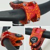 LUNJE 31.8/35x35mm Aluminum Alloy Bicycle Bar Stem Hollow Cycling Short