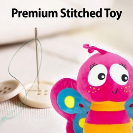 VFM - Garden Butterfly 38cm Plush Colourful Cuddly Bug Toy - Oh So Soft