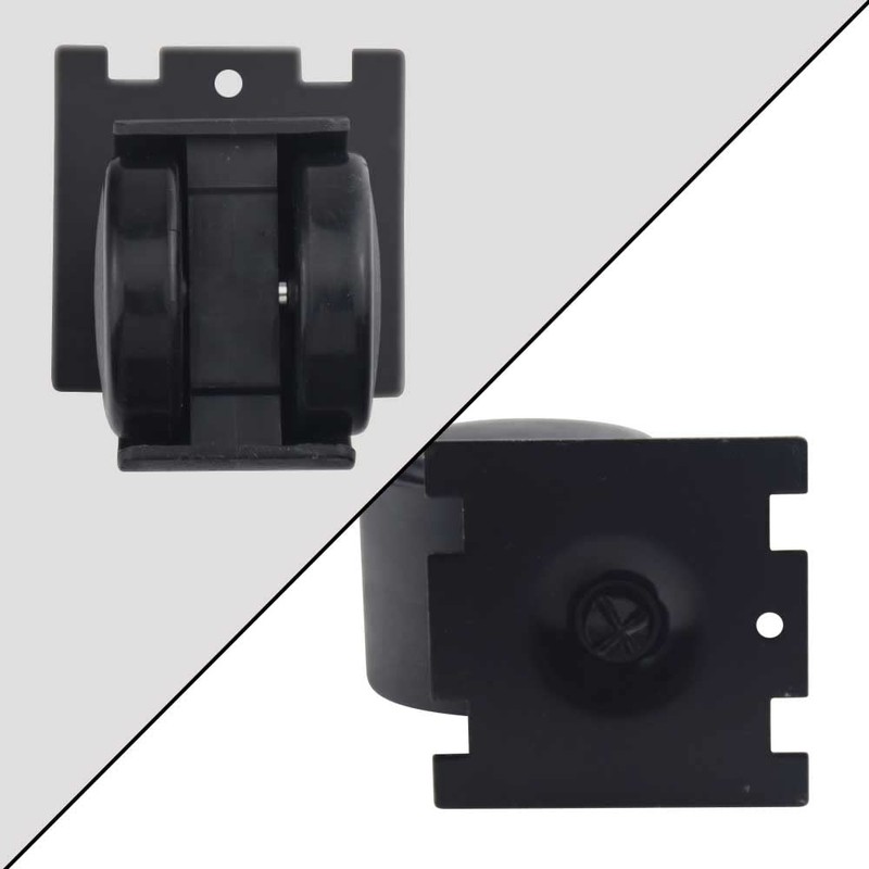 40 mm D-olly Wheel/Plate Assembly Compatible with Vacuum D4 D4C