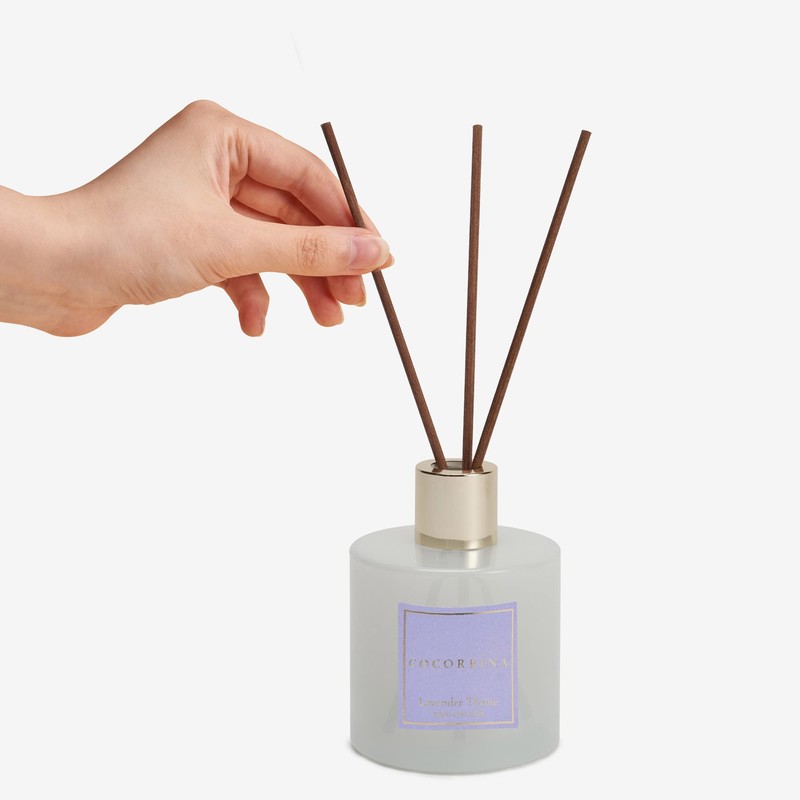 Cocorrína Premium Reed Diffuser Set with Preserved Baby's Breath &