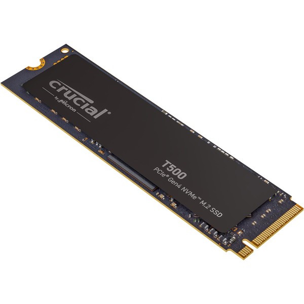 Crucial T500 CT2000T500SSD8JP 2TB SSD PCIe Gen 4 (Maximum Transfer Rate 7,400MB/sec), NVMe M.2 (2280)