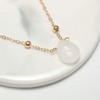 Yienate Fashion Crystal Pendant Necklace Dainty Gemstone Pendant Necklace for