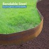 QVQE 16 Pack Cor-Ten Steel Landscape Edging with Rust Patina