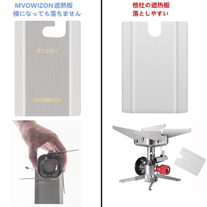 Stainless Steel Heat Shield Plate for Iwatani Junior Burner CB-JCB
