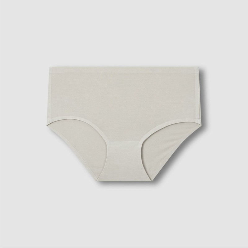 JAJU [JAJU] Women's Modal No-Line Hip Hugger Panty 3-Pack_Lemon