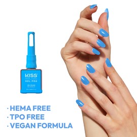 Kiss New York Gel Nail Polish Summer Collection Soak Off UV LED Gel Polish 10mL Nail Art Salon Manicure DIY HEMA FREE, TPO FREE, Made in USA (Jersey Shore)