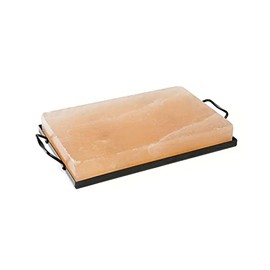 (GG) Himalayan Salt Rock Slab Holder 12 x 8 Inch Tray