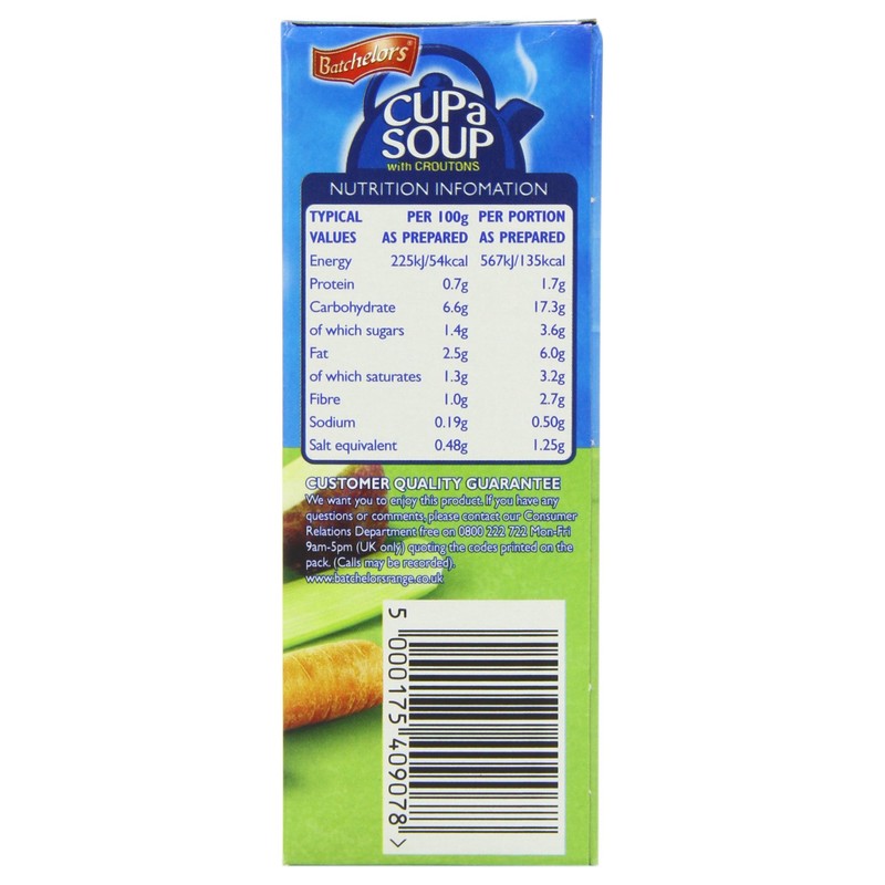 Batchelors Cup a Soup Cream of Vegetable