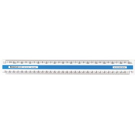 Staedtler As1212-2 Mars Oval Scale Ruler, 300 mm Size