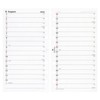 2026 Bible Size Monthly Diary Vertical Personal Organizer Refill 0222-026