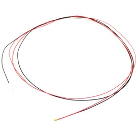 Audiofan Wired LED SMD Wire 0402 Chip LED Light Micro Landscape Train Model Building Model Model Lighting Accessories Approx. 0.04 x 0.02 x 0.02 inches (1 x 0.5 x 0.4 mm), Wire Length: Approx. 11.8