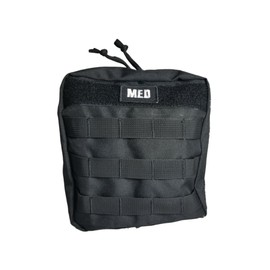 Elite First Aid 60-Piece Emergency Trauma Kit/IFAK Kit, MOLLE-Compatible Tactical First Aid Kit with Tourniquet for Car, Home, Camping, and More (91629)