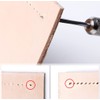4 in 1 Leather Awl Sewing Punch Wooden Handle Leather