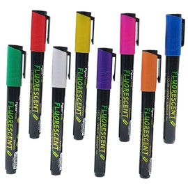 TEHAUX 8pcs Window Paint Markers Neon Chalk Board Marker Pens Erasable Blackboard Pen Writing Supplies